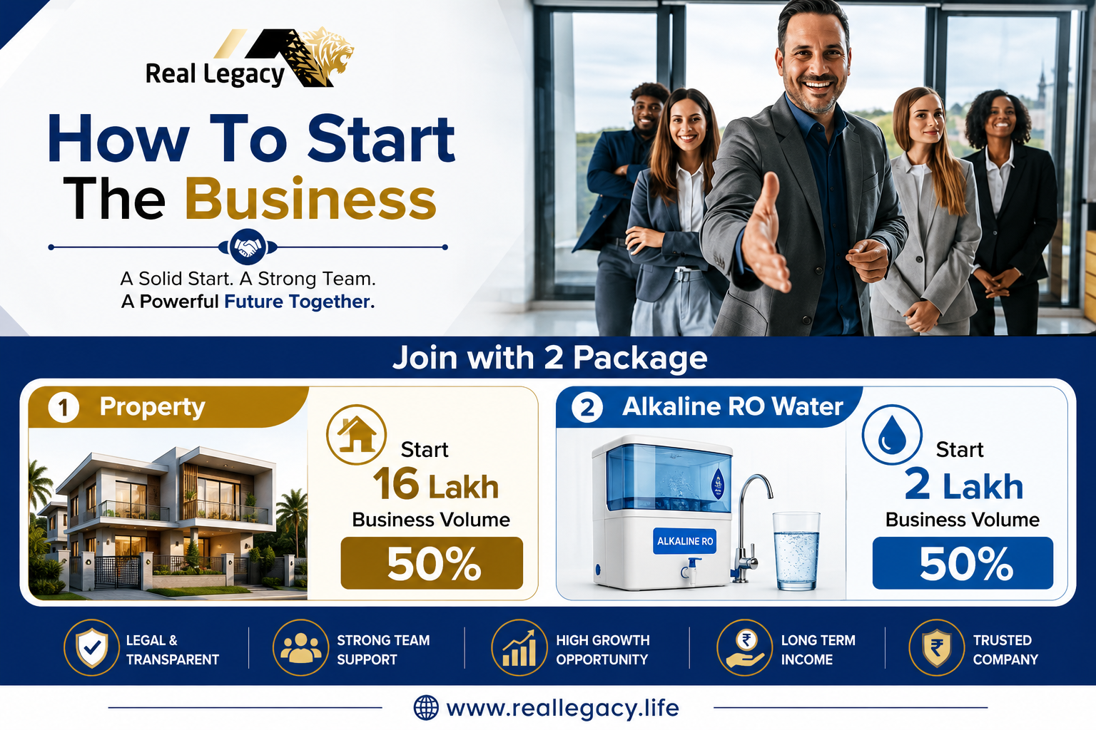 How to start the Real Legacy business
